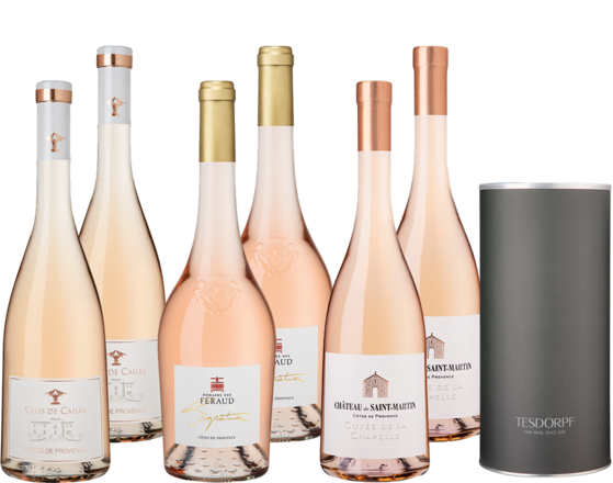 Rosépaket Provence 3x2 Fl. + Weinkühler Edition Tesdorpf