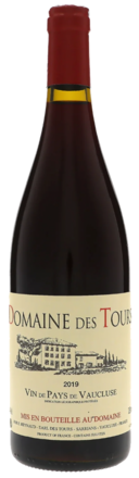 Domaine des Tours rouge Vin de Pays de Vaucluse IGP 2019