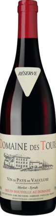 Domaine des Tours Merlot Syrah Vin de Pays de Vaucluse IGP 2011