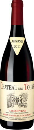 Château des Tours Vacqueyreas Vacqueyras AC 2012
