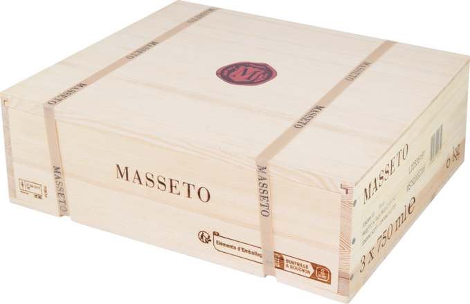Masseto Toscana IGT, 3er Holzkiste 2022