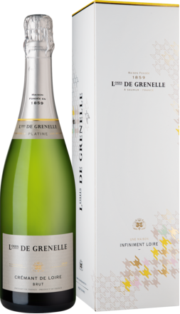 Platine Crémant Brut, Crémant de Loire AOP, Geschenketui