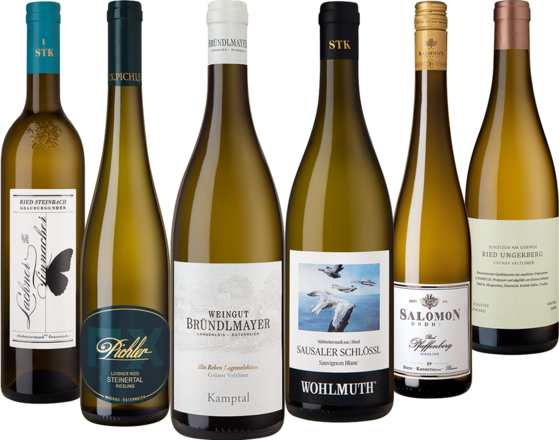 Österreich Weiss Prestige Collection 6 Flaschen