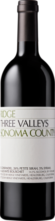 Ridge Three Valleys Sonoma County 2023