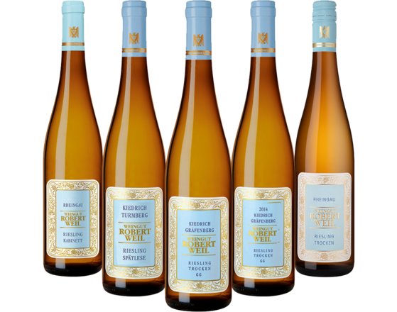 Robert Weil Online Verkostung Weinpaket 5 Flaschen