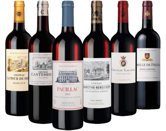 Bordeaux Rive Gauche Entdeckerpaket 6 Flaschen