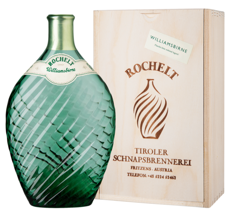 Rochelt Williamsbirne 0,7 L, 50% Vol., in Holzkiste 2016