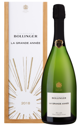 Champagne Bollinger La Grande Année Brut, Champagne AC, in Einzelholzkiste 2018