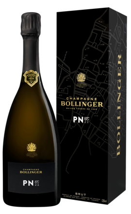 Champagne Bollinger PN-AYC 21 Brut, Blanc de Noirs, Champagne AC, Geschenketui