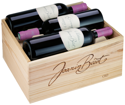 Château Joanin Bécot Côtes de Castillon AOP, 6er Holzkiste 2019