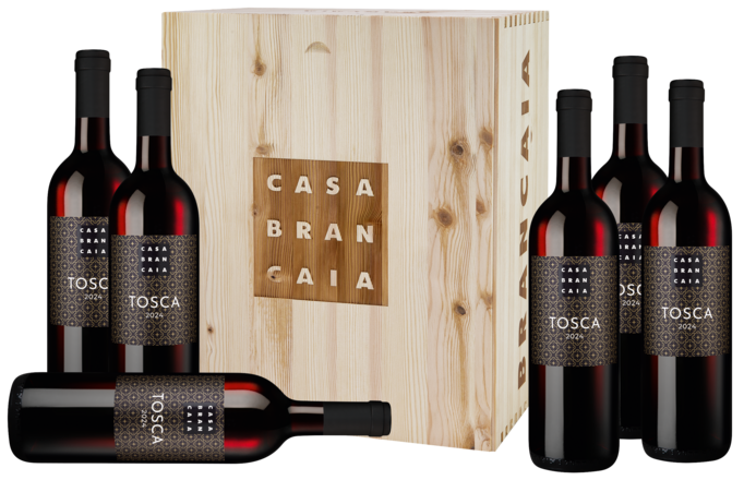 Brancaia Tosca Toscana IGT, 6er Holzkiste 2024