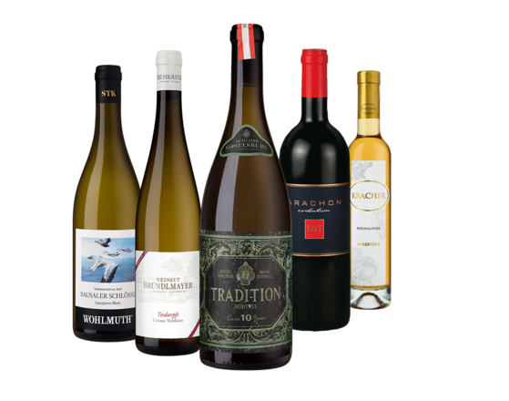 Weinpaket zur Menü-Empfehlung 5 Fl.