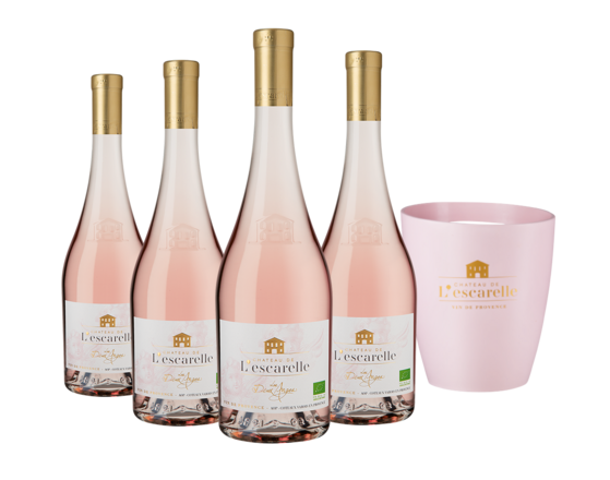 Fernweh-Paket Sommer 4 Fl. und Weinkühler Château L'Escarelle