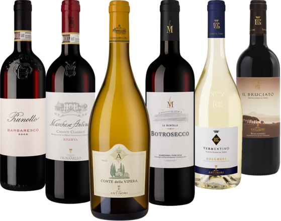 Tesdorpf Antinori Entdeckercollection 6 Flaschen zum Sonderpreis