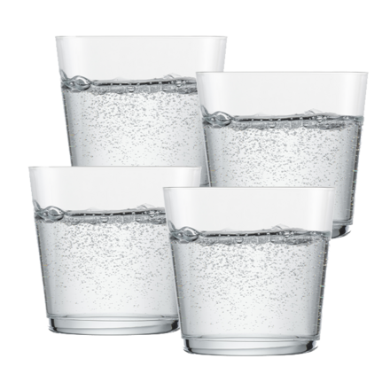 4er Set Together Wasserglas klein 85 mm (h), Fassungsvermögen: 367 ml