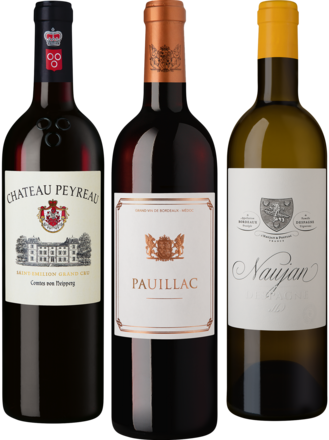 Lou&#39;s Weinkurs - Bordeaux Paket 3 Flaschen