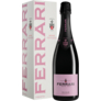 Ferrari Rosé Brut Trento DOC, im Geschenkkarton