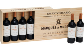 Marqués de Murrieta Reserva Jahrgangsvertikale Rioja DOCa, 6er Holzkiste