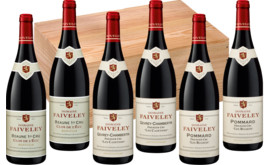 Caisse Premier Cru Faiveley Burgund 1er Cru, 6er Holzkiste 2020