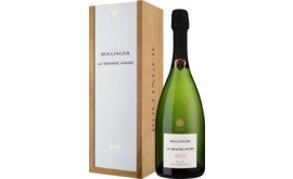 Champagne Bollinger La Grande Année Brut, Champagne AC, in Einzelholzkiste 2014