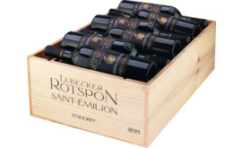 Lübecker Rotspon Grande Cuvée Saint-Émilion AOP, 12er Holzkiste 2022