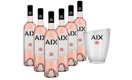 Probierpaket Aix Rosé + Kühler 6 Fl. und Weinkühler Aix