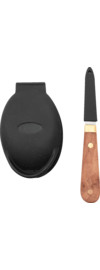 Austernmesser, 2-teilig Messer und Halter