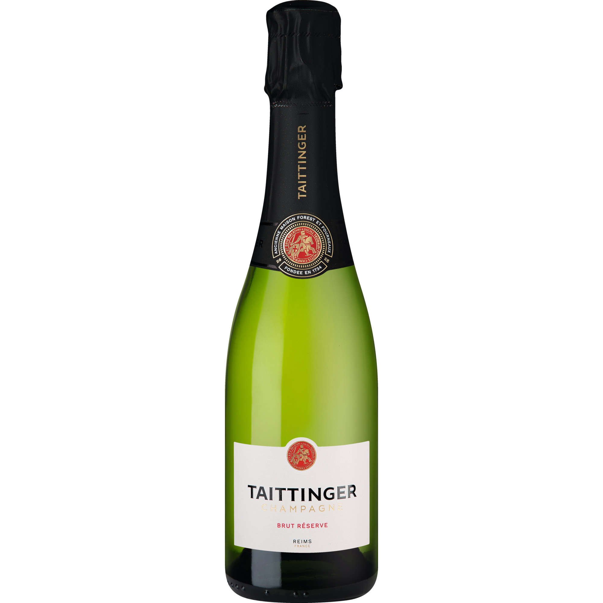 Champagne Taittinger Réserve Champagner, Brut, Champagne AC, 0,375 Liter 0.375 l