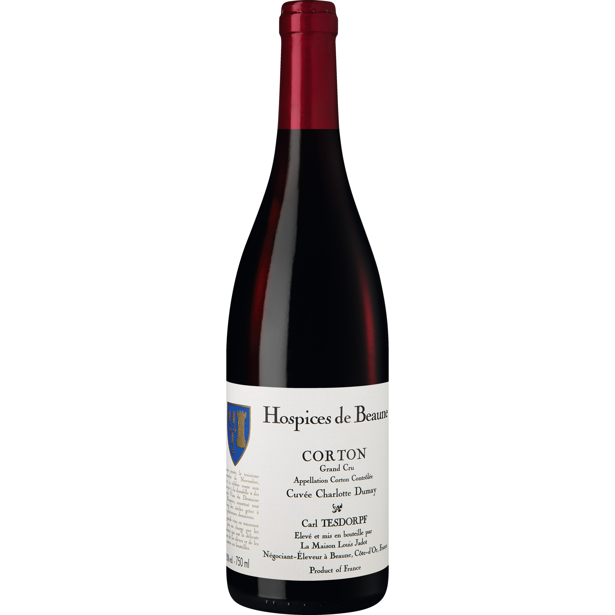Cuvée Charlotte Dumay pour Carl Tesdorpf 2016 Rotwein, Corton Grand Cru AOP 0.75 l