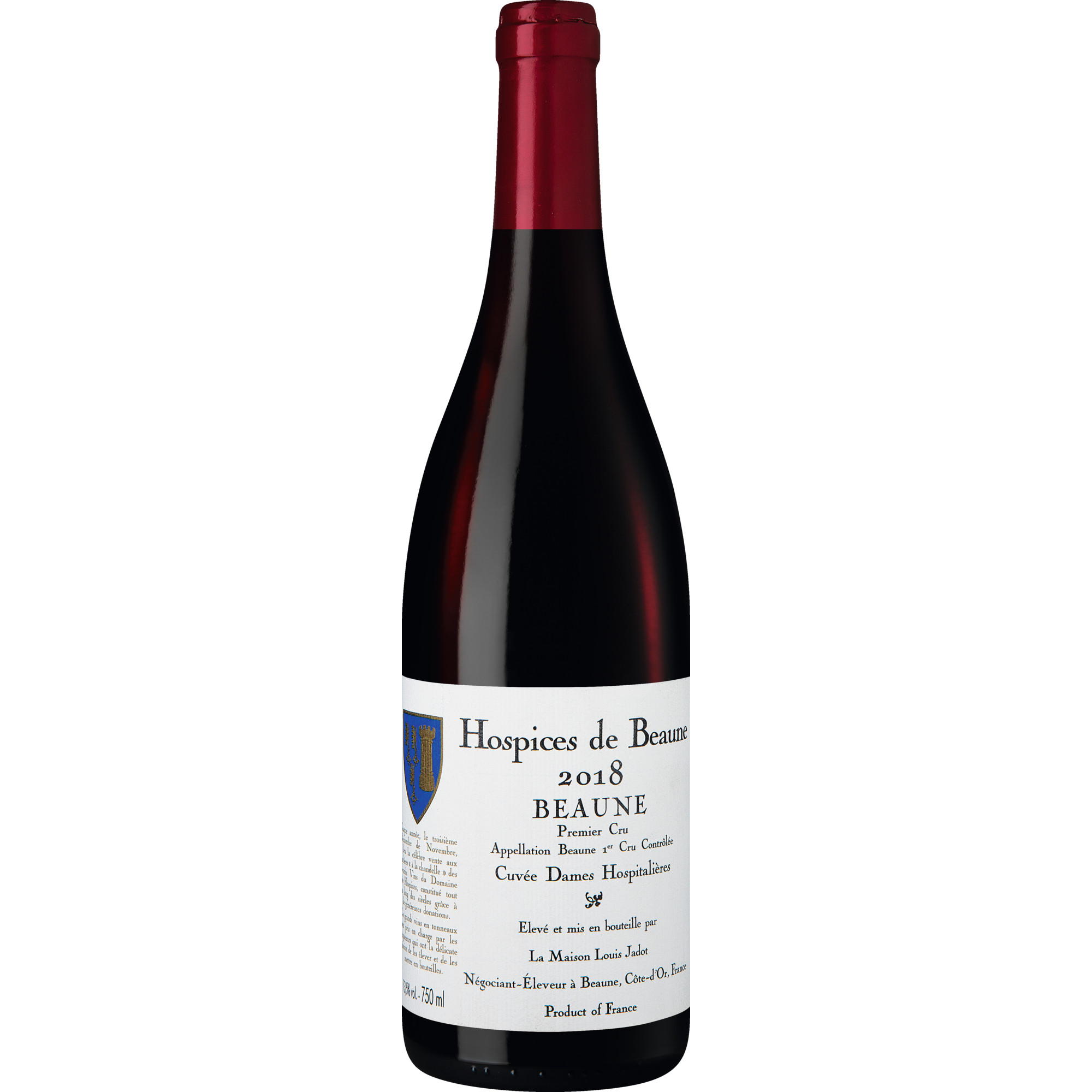 Hospices de Beaune Les Dames Hospitalières 2018 Rotwein, Beaune 1er Cru AOP 0.75 l
