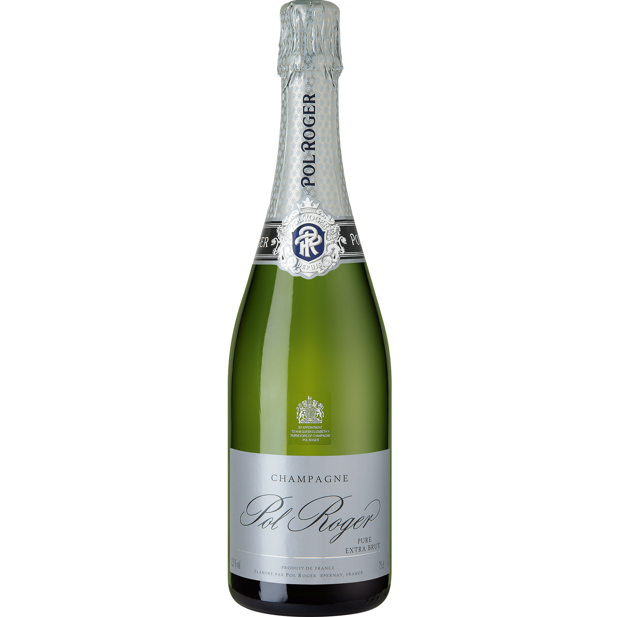 Champagne Pol Roger Pure Champagner, Extra Brut, Champagne AC 0.75 l