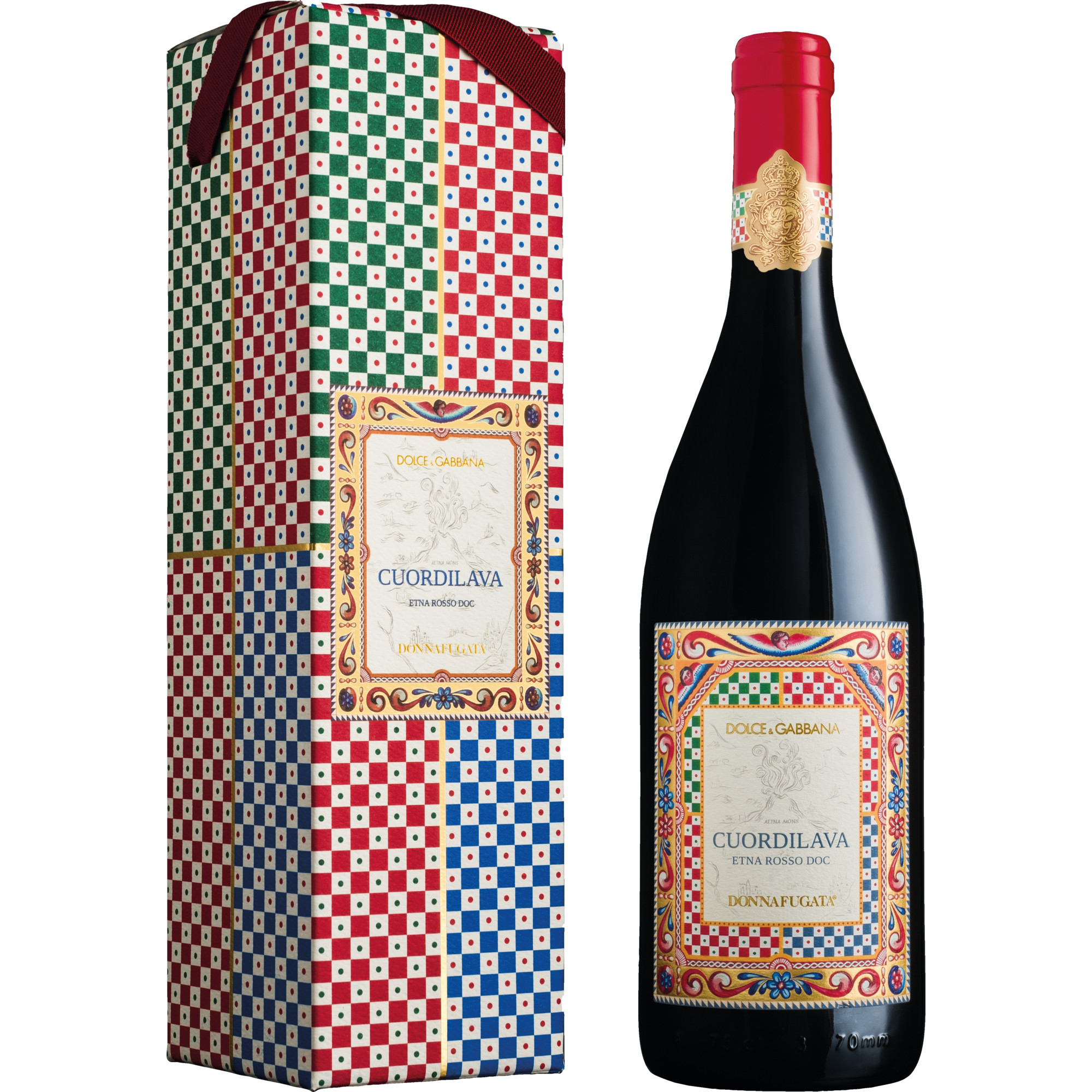 Cuordilava Dolce & Gabbana e Donnafugata 2017 Rotwein, Etna Rosso DOC, Geschenketui 0.75 l