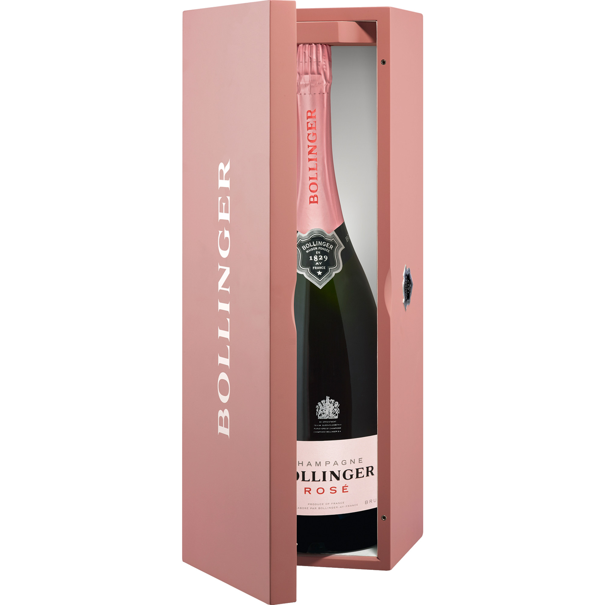 Champagne Bollinger Rosé Schaumwein, Brut, 3L, Holzkiste 3 l
