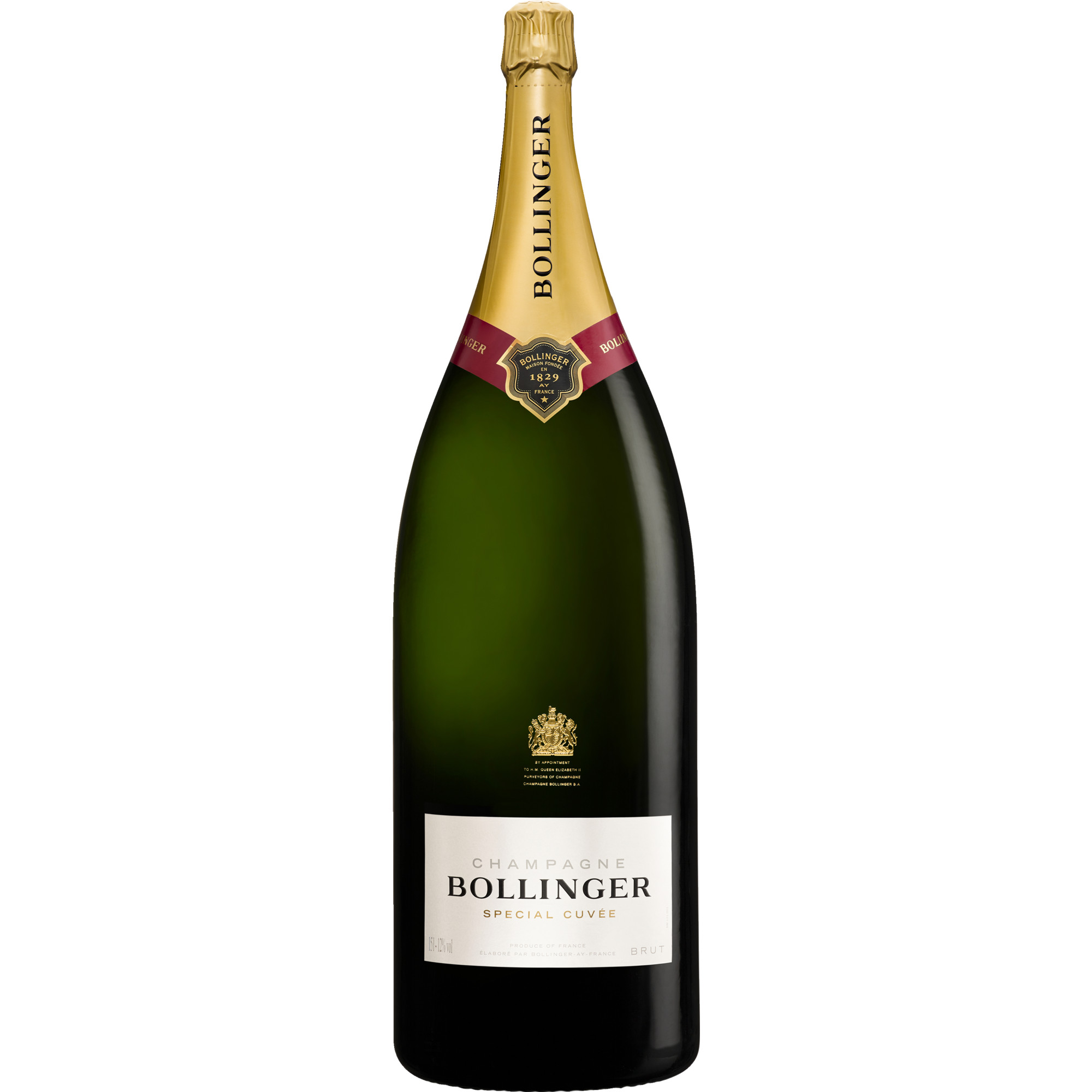 Champagne Bollinger Special Cuvée Schaumwein, Brut, 15L, Holzkiste 15 l