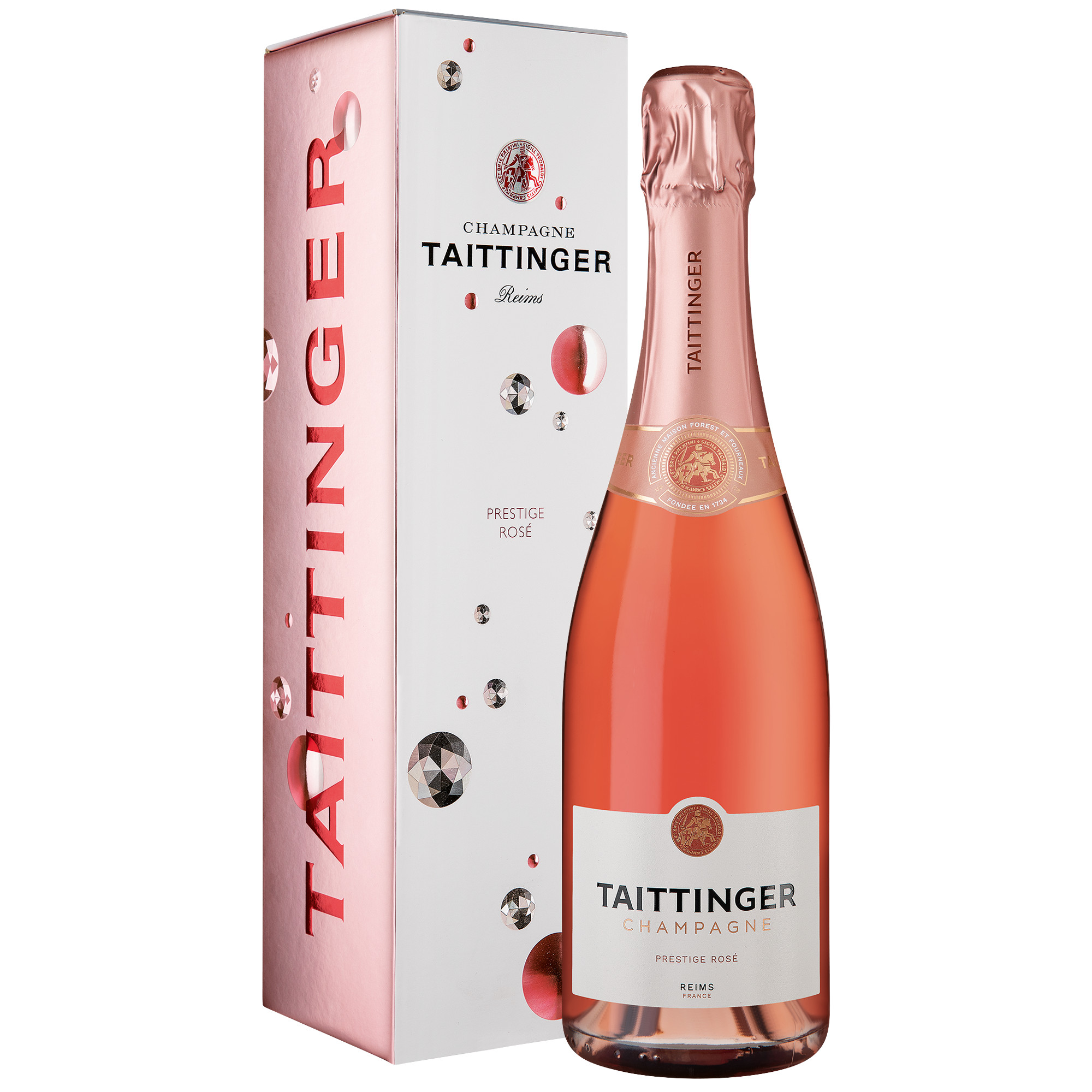 Champagne Taittinger Prestige Rosé Champagner, Brut, Champagne AC, Geschenkverpackung 0.75 l