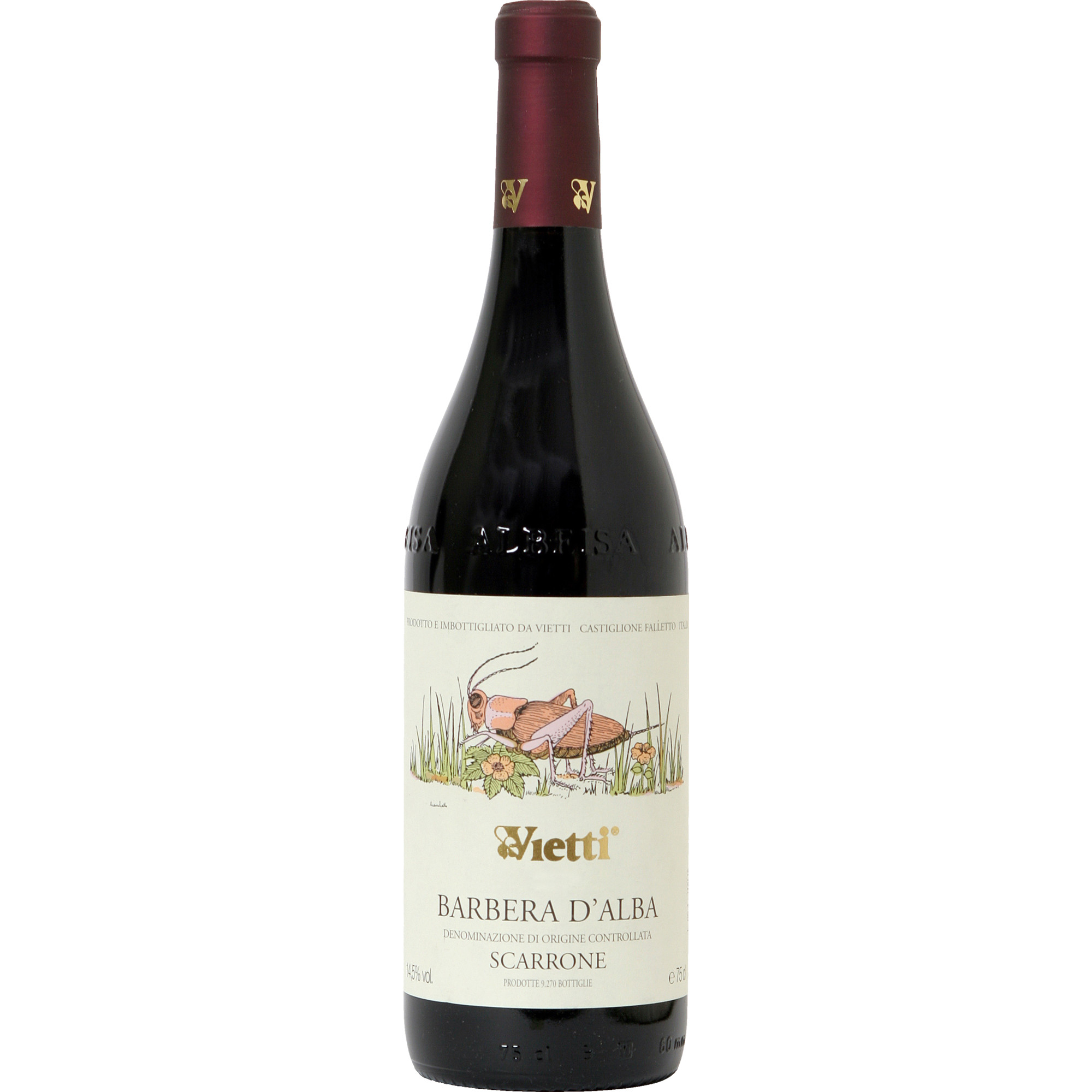 Vietti Barbera d’Alba Scarrone 2021 Rotwein, Barbera d’Alba DOC 0.75 l