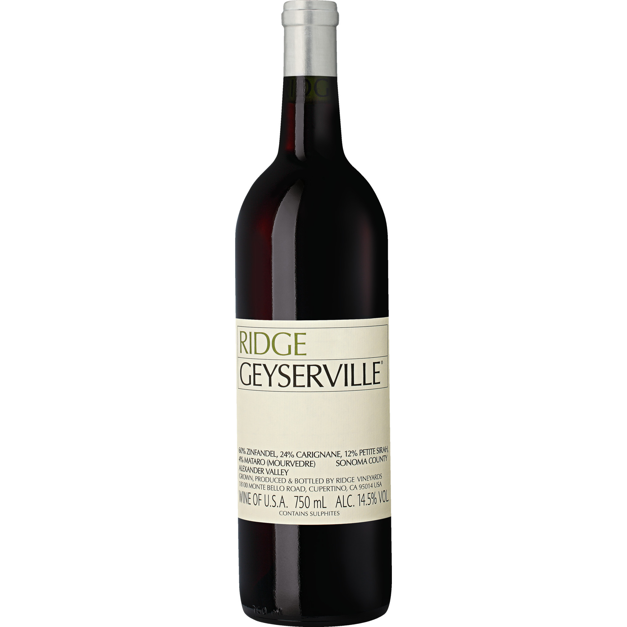 Geyserville 2021 Rotwein, Alexander Valley 0.75 l