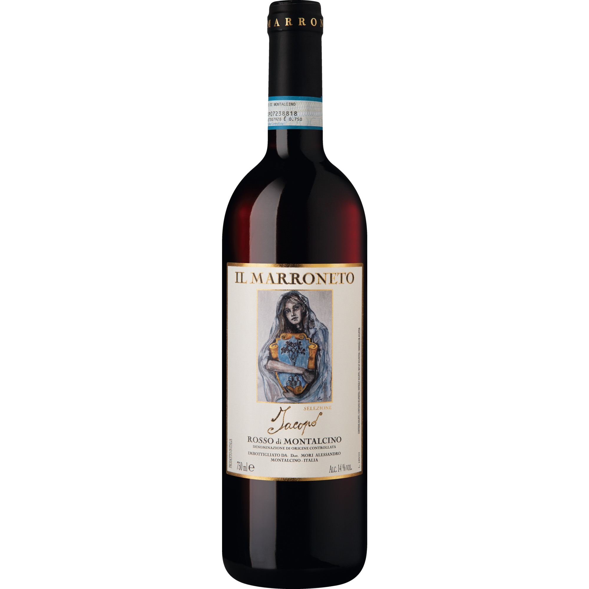 Il Marroneto Iacopo 2021 Rotwein, Rosso di Montalcino DOC 0.75 l