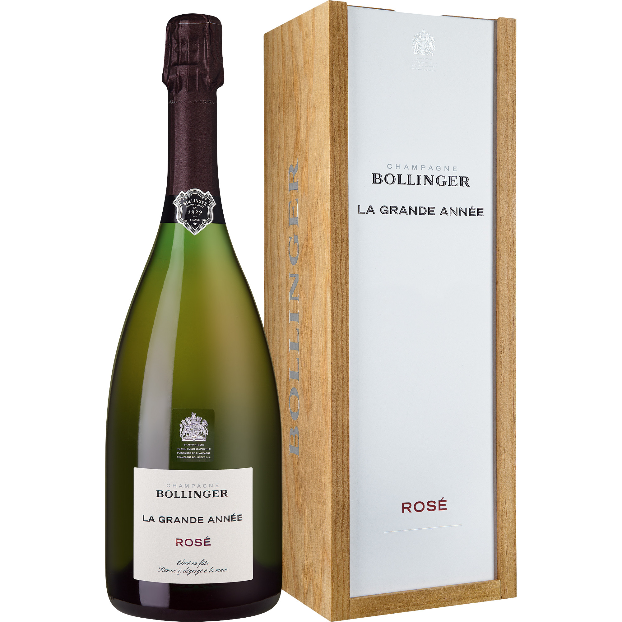 Champagne Bollinger La Grande Année Rosé 2015 Champagner, Brut, Champagne AC, Einzelholzkiste 0.75 l