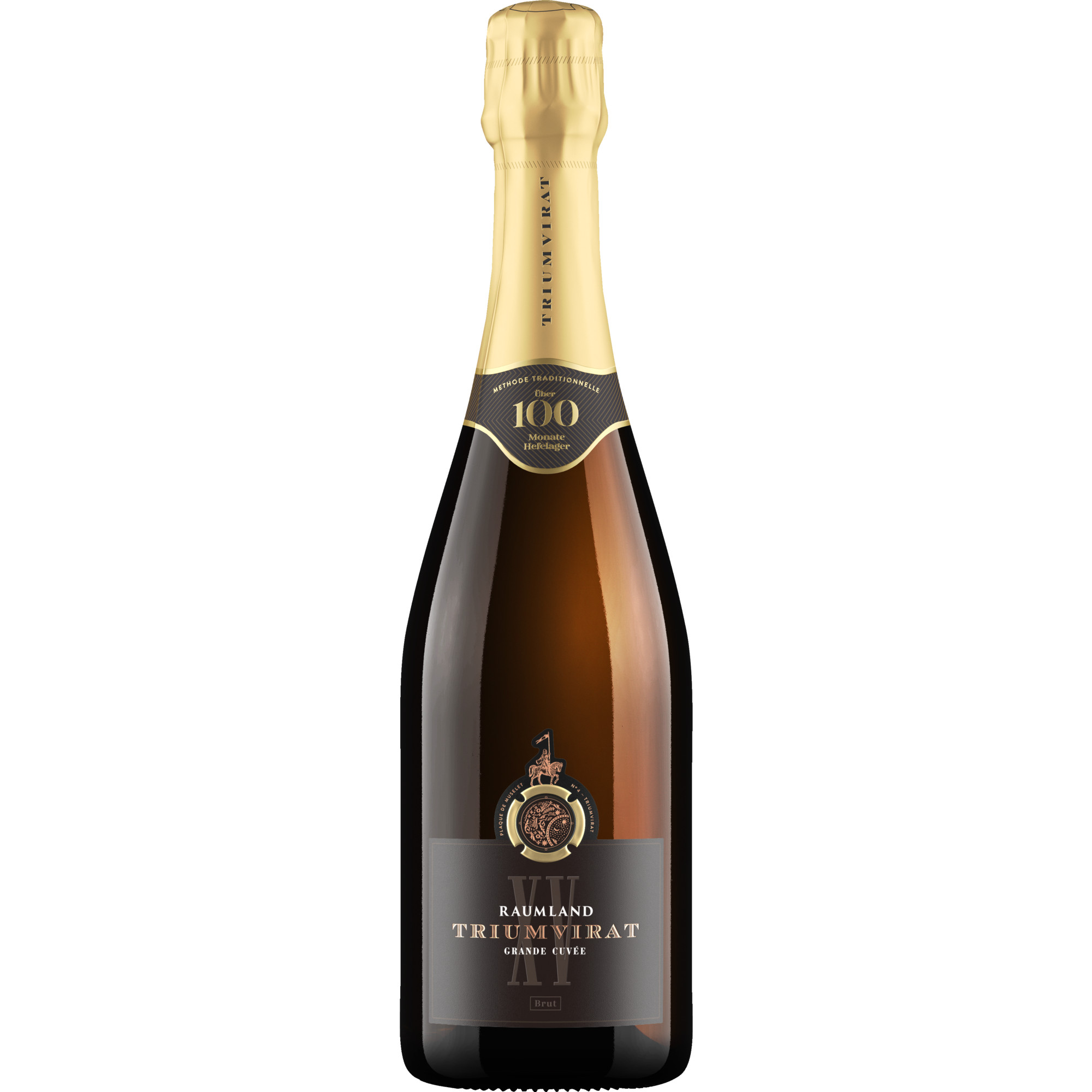 XV. Triumvirat Grande Cuvée Sekt 2015 Schaumwein, Brut, Deutscher Sekt 0.75 l
