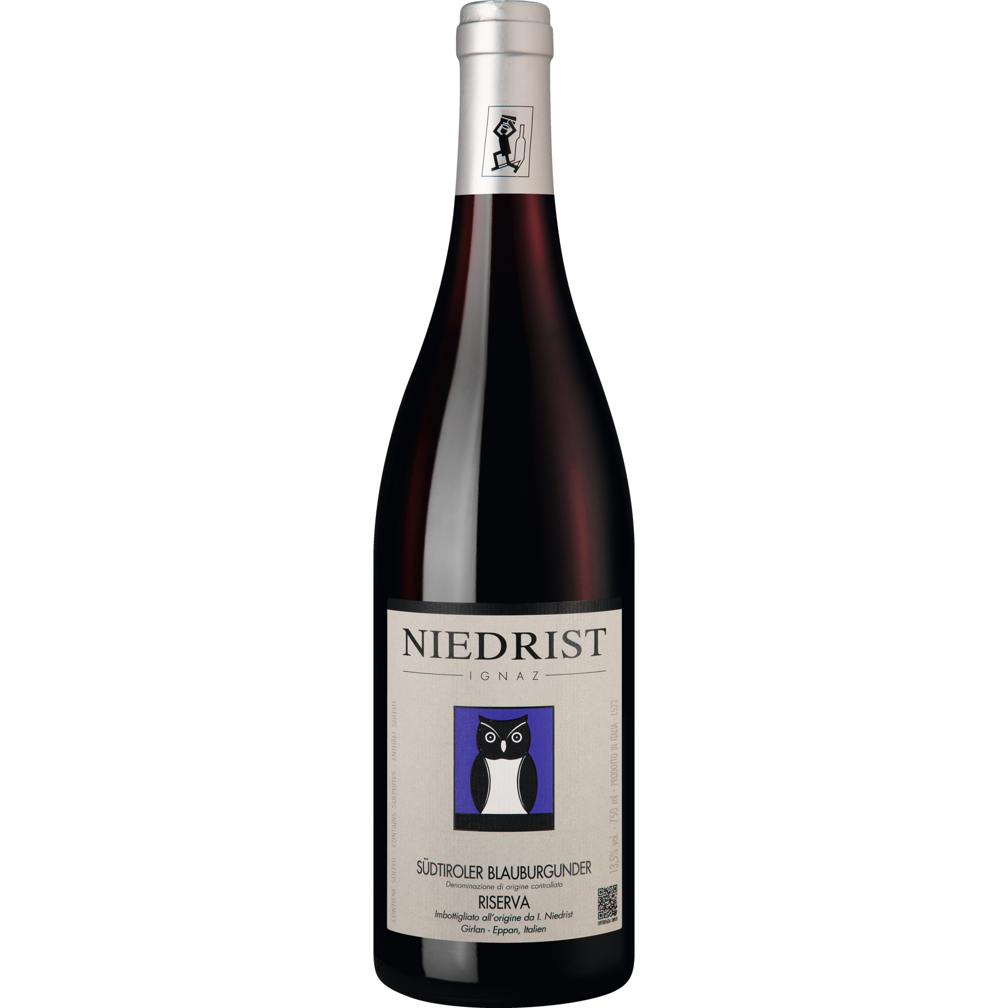 Ignaz Niedrist Blauburgunder Girlan Riserva 2020 Rotwein, Südtirol DOC 0.75 l