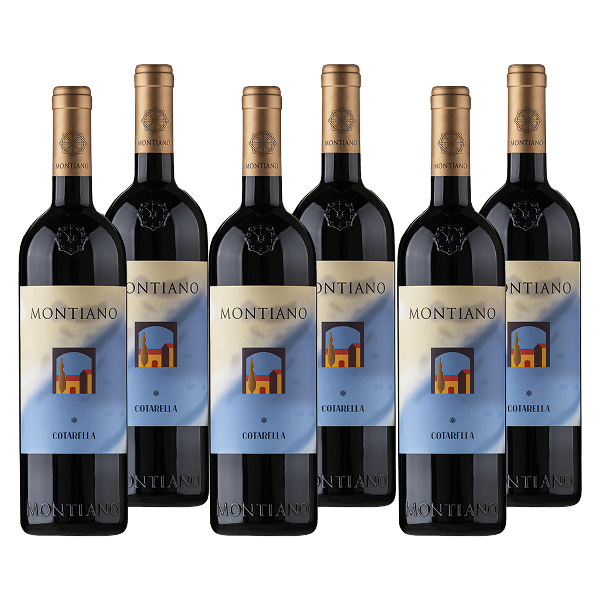 Montiano Rosso 2020 Paket, Lazio IGP, 6 Flaschen 4.5 l