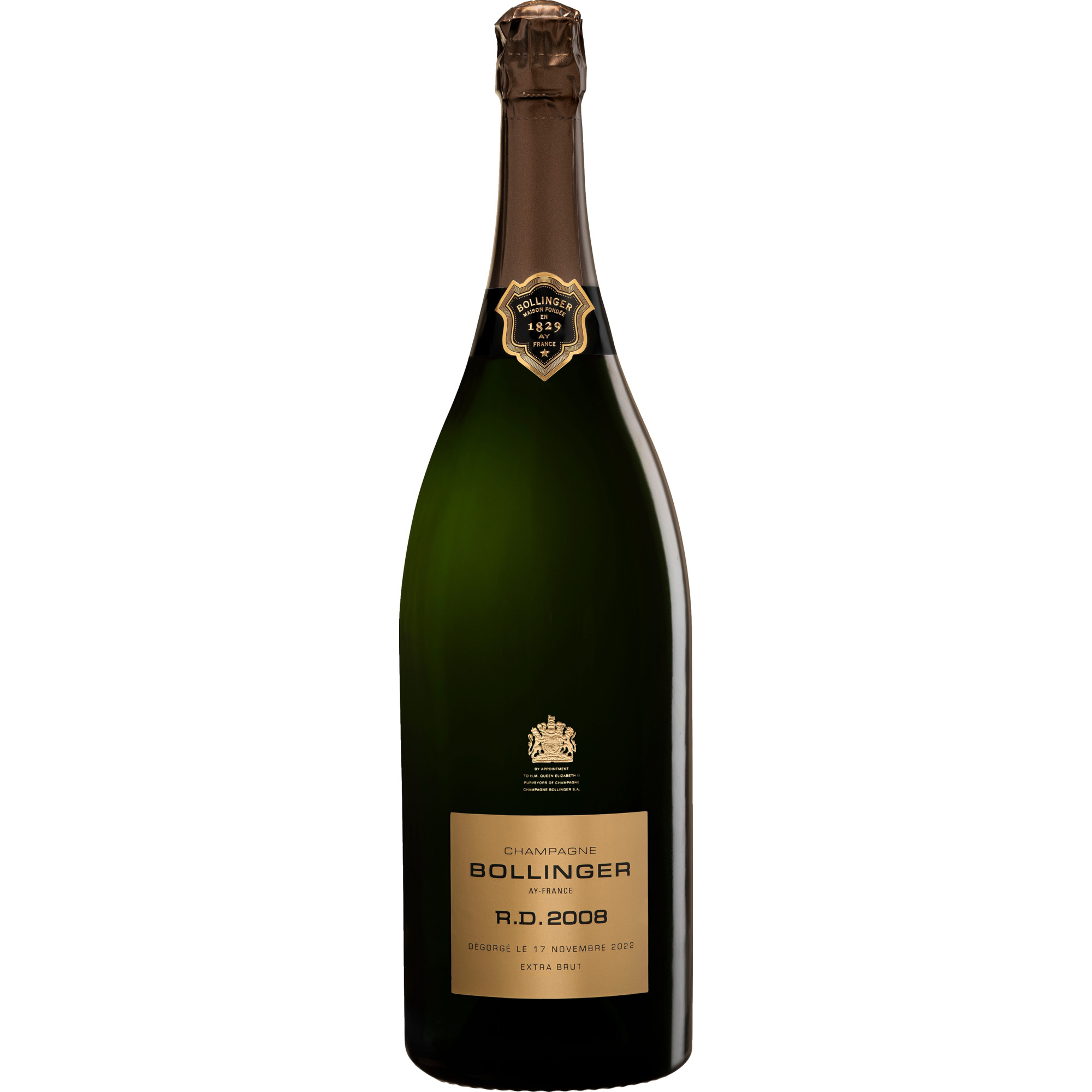 Champagne Bollinger R.D. 2008 Schaumwein, Extra Brut, Champagne AC, 3L, Holzkiste 3 l