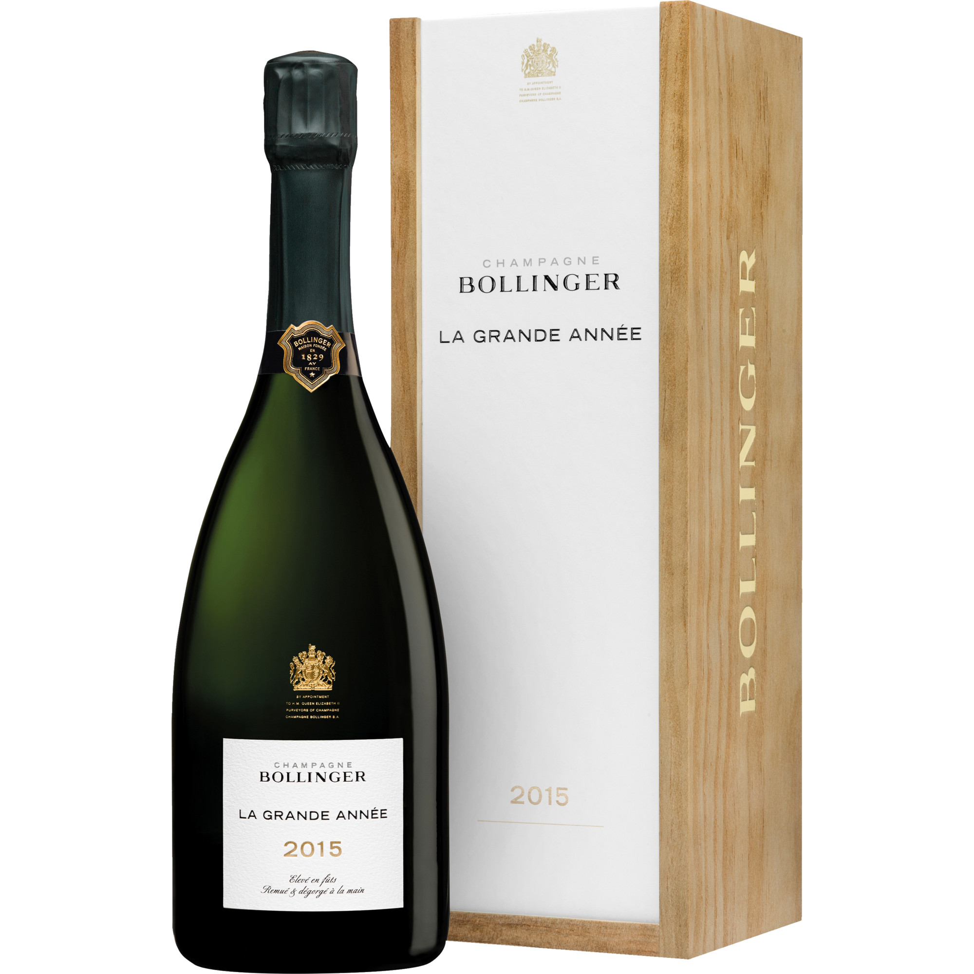 Champagne Bollinger La Grande Année 2015 Schaumwein, Brut, Champagne AC, Magnum, Holzkiste 1.5 l