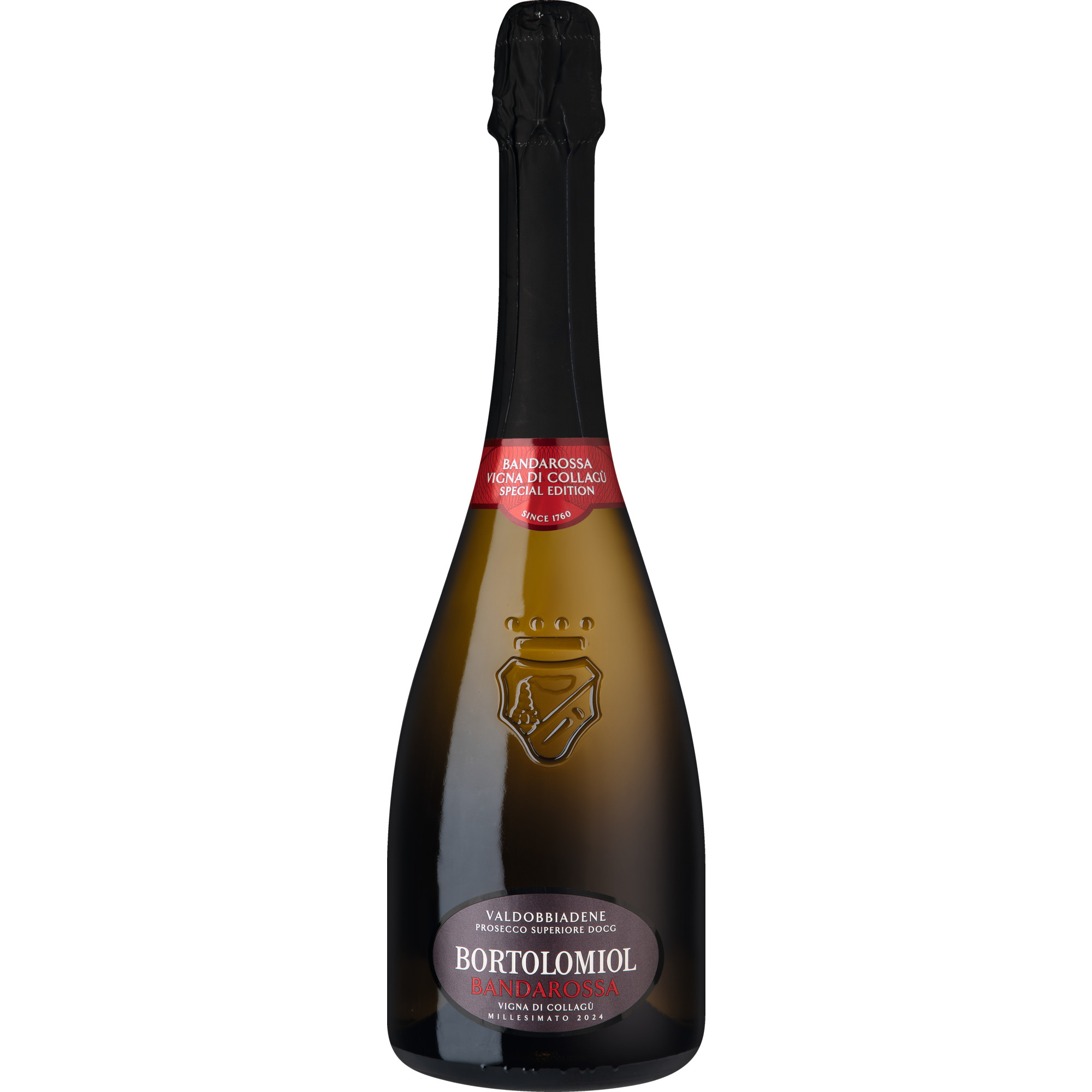 Bandarossa Special Edition Vigna di Collagù 2024 Schaumwein, Extra Dry, Valdobbiadene Prosecco Superiore DOCG 0.75 l