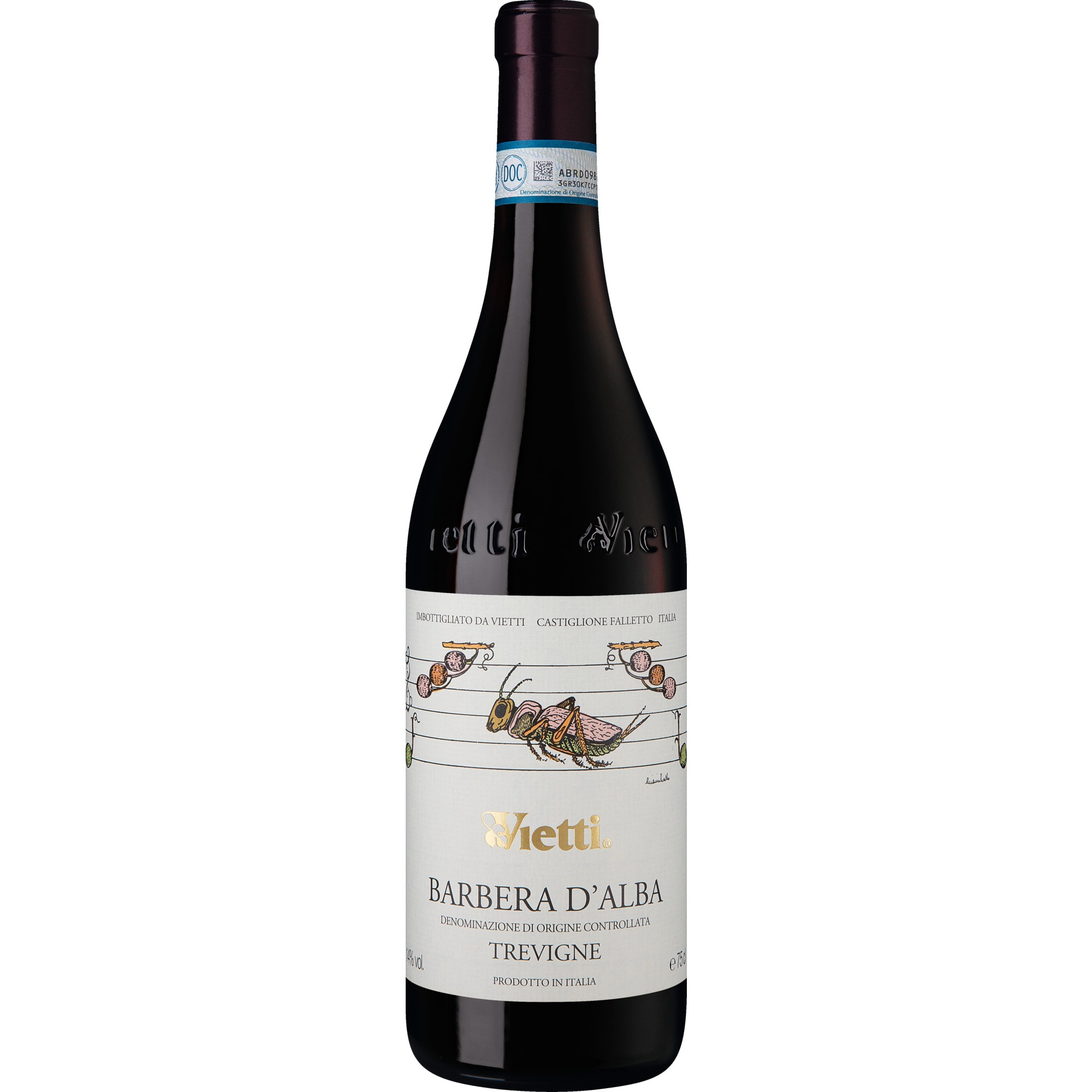 Vietti Barbera d'Alba Tre Vie 2022 Rotwein, Barbera d’Alba DOC 0.75 l