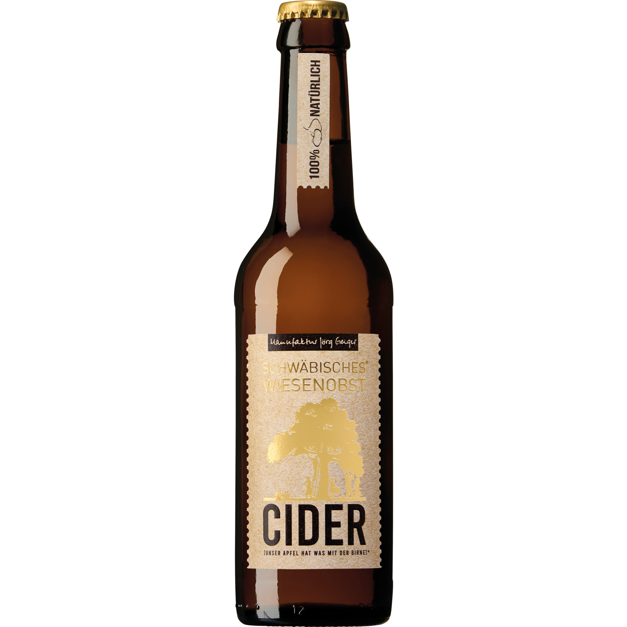 Schwäbisches WiesenObst Cider Bio Perlwein / Secco, 0,33 L 0.33 l