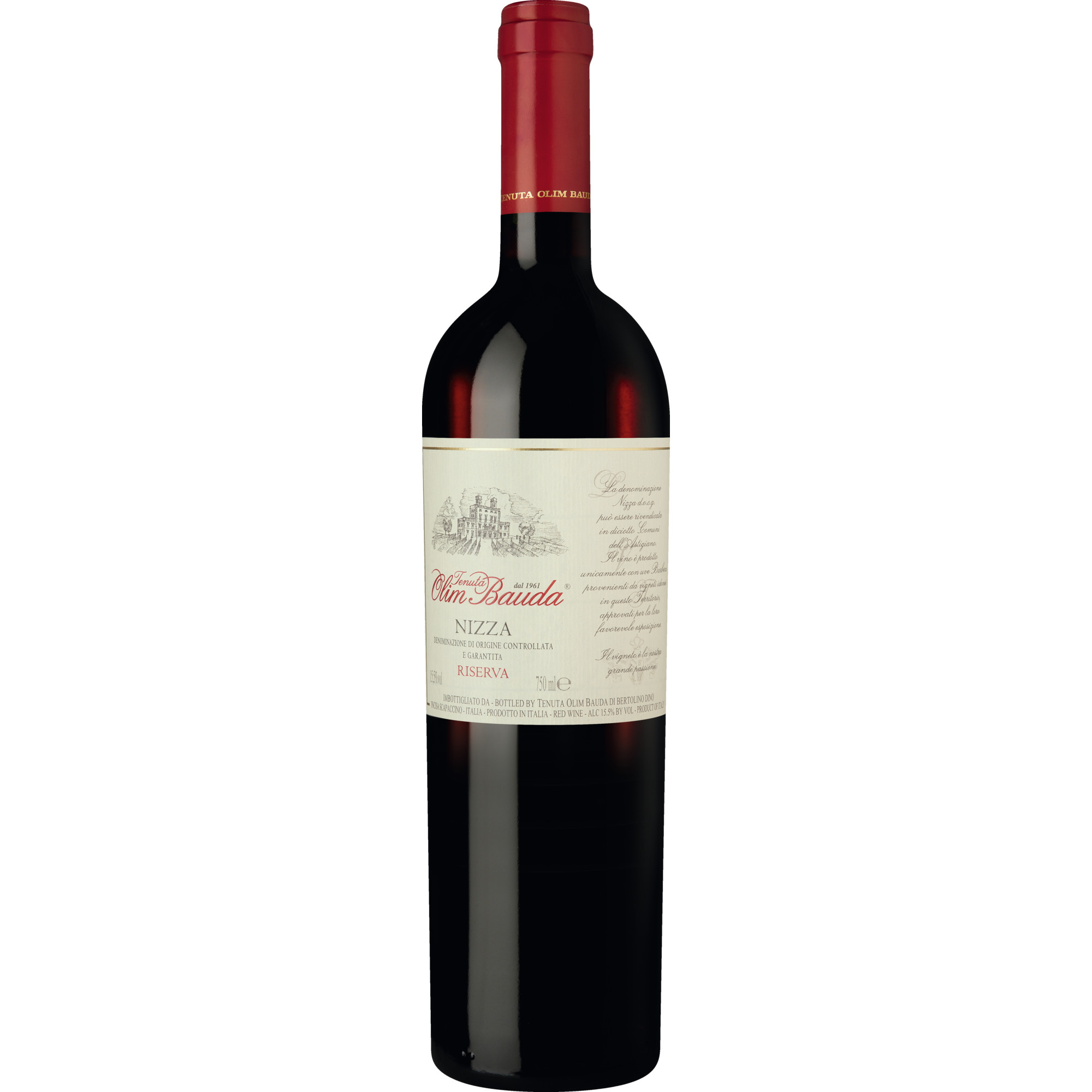 Olim Bauda Nizza Riserva 2020 Rotwein, Nizza DOCG 0.75 l