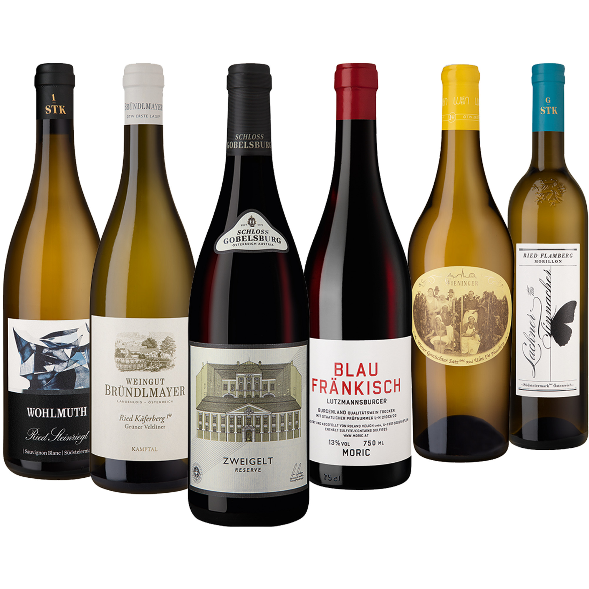 Österreich Connaisseur Collection Paket, 6 Flaschen zum Sonderpreis 4.5 l