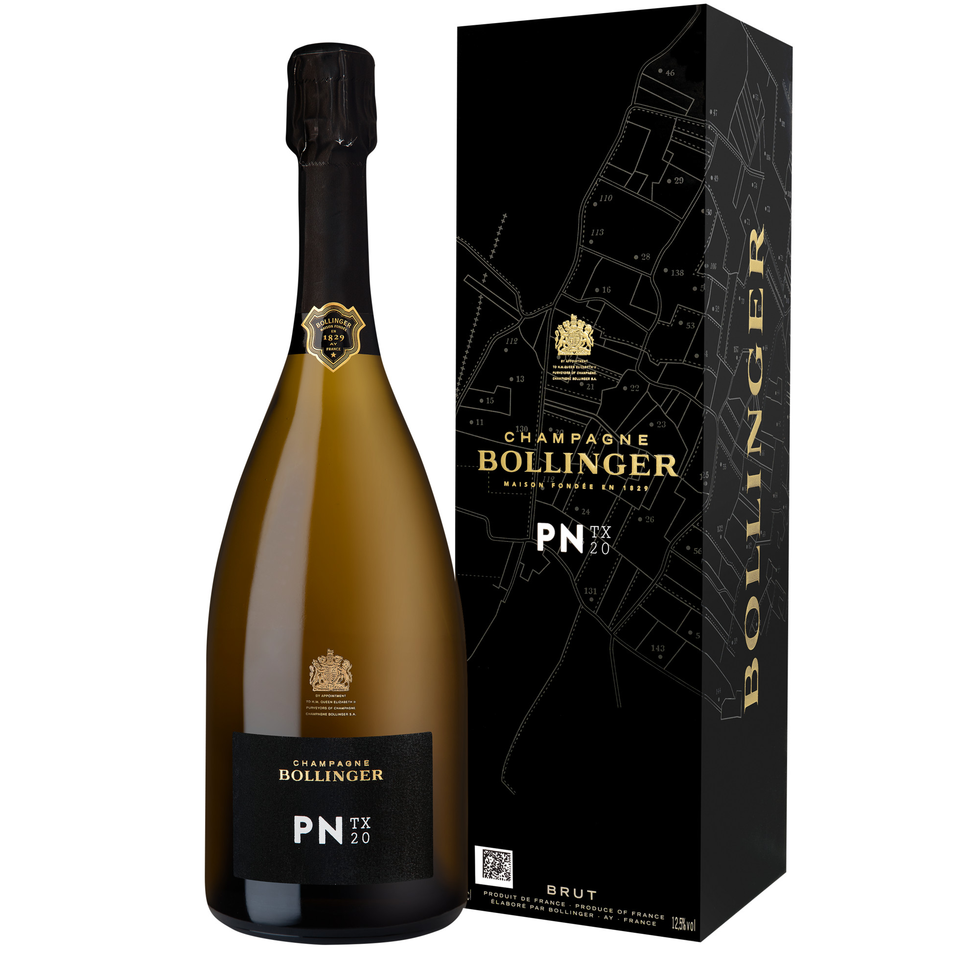 Champagne Bollinger PN-TX 20 Champagner, Brut, Blanc de Noirs, Champagne AC, Geschenketui 0.75 l